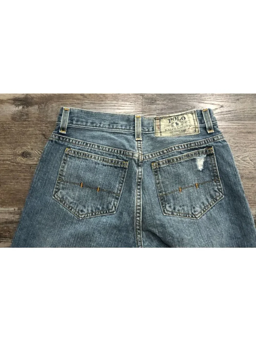Polo Ralph Lauren Youth Boys Size 16 Straight Fit Cotton Blue Jeans